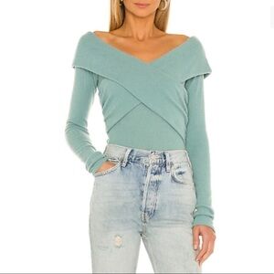 Free People Women’s Marley Off-Shoulder Long Sleeve Top